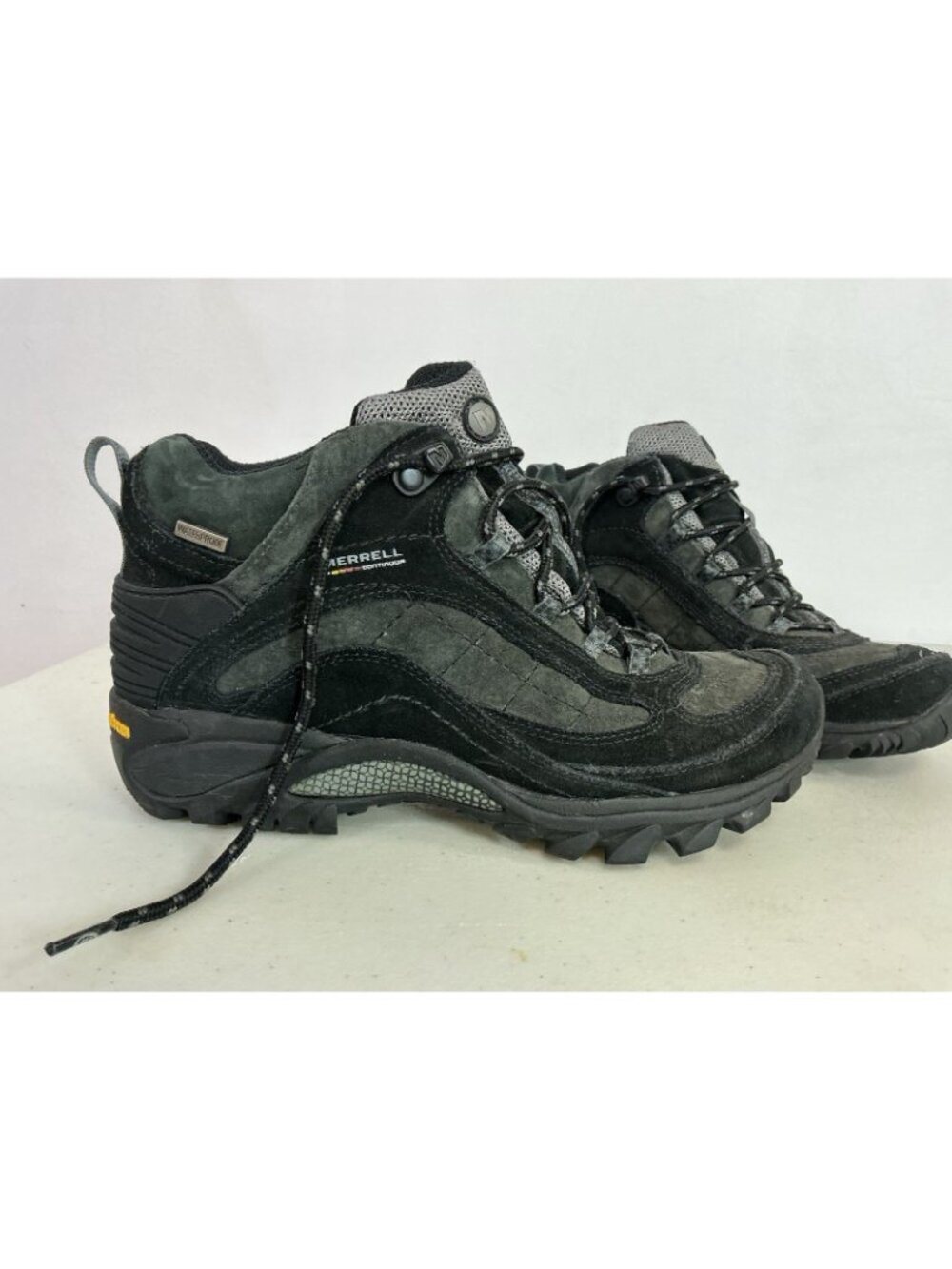 Merrell Lace-Up Hiking Boots Vibram Sole Waterproof Womens 8 - Picture 4 of 7